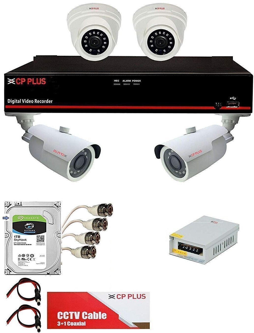 CP PLUS DVR & Camera with HDD, Cables Security Camera-picture-20