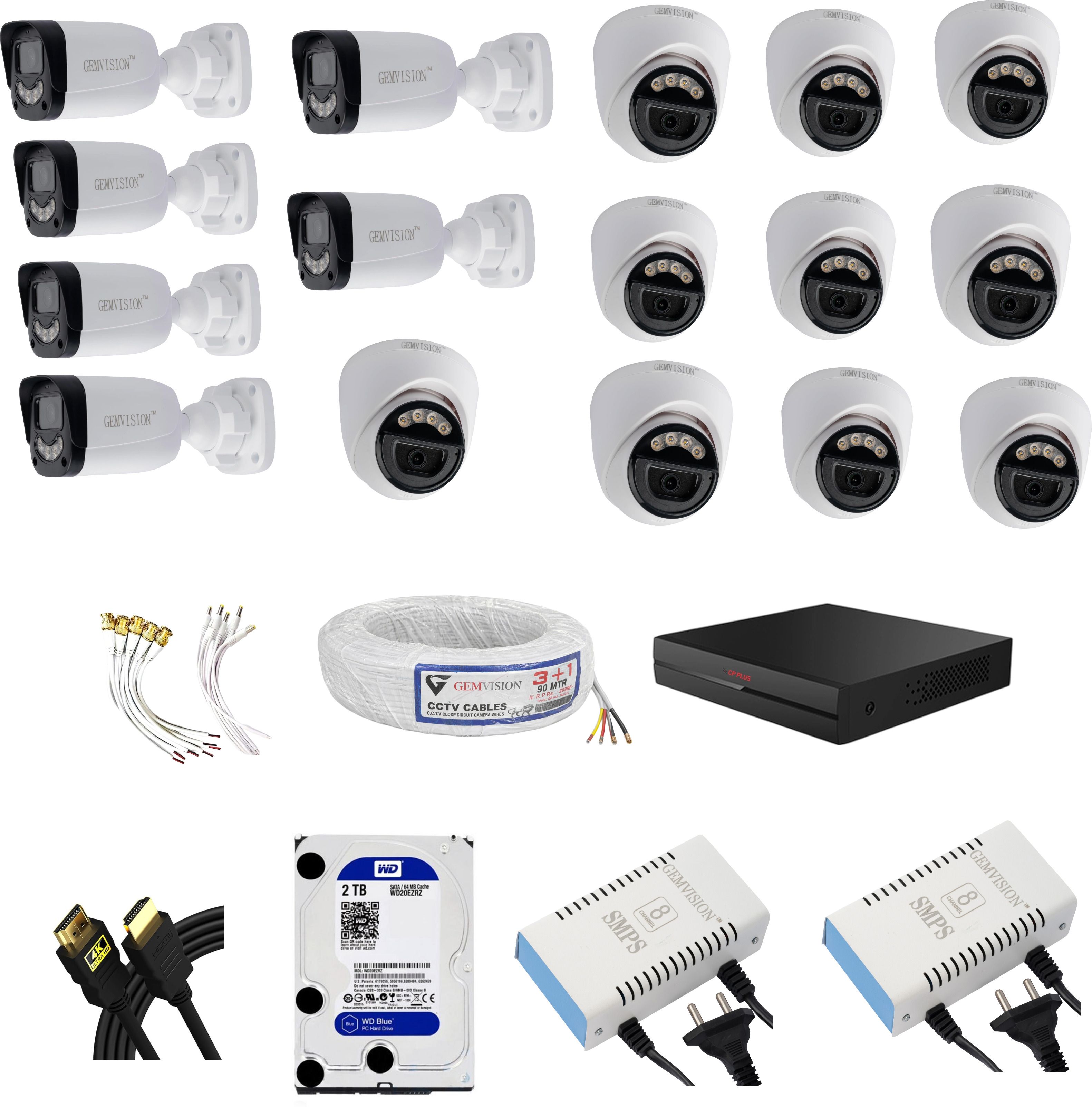 CP PLUS 3mp colour nightvision cctv camera Security Camera-picture-29
