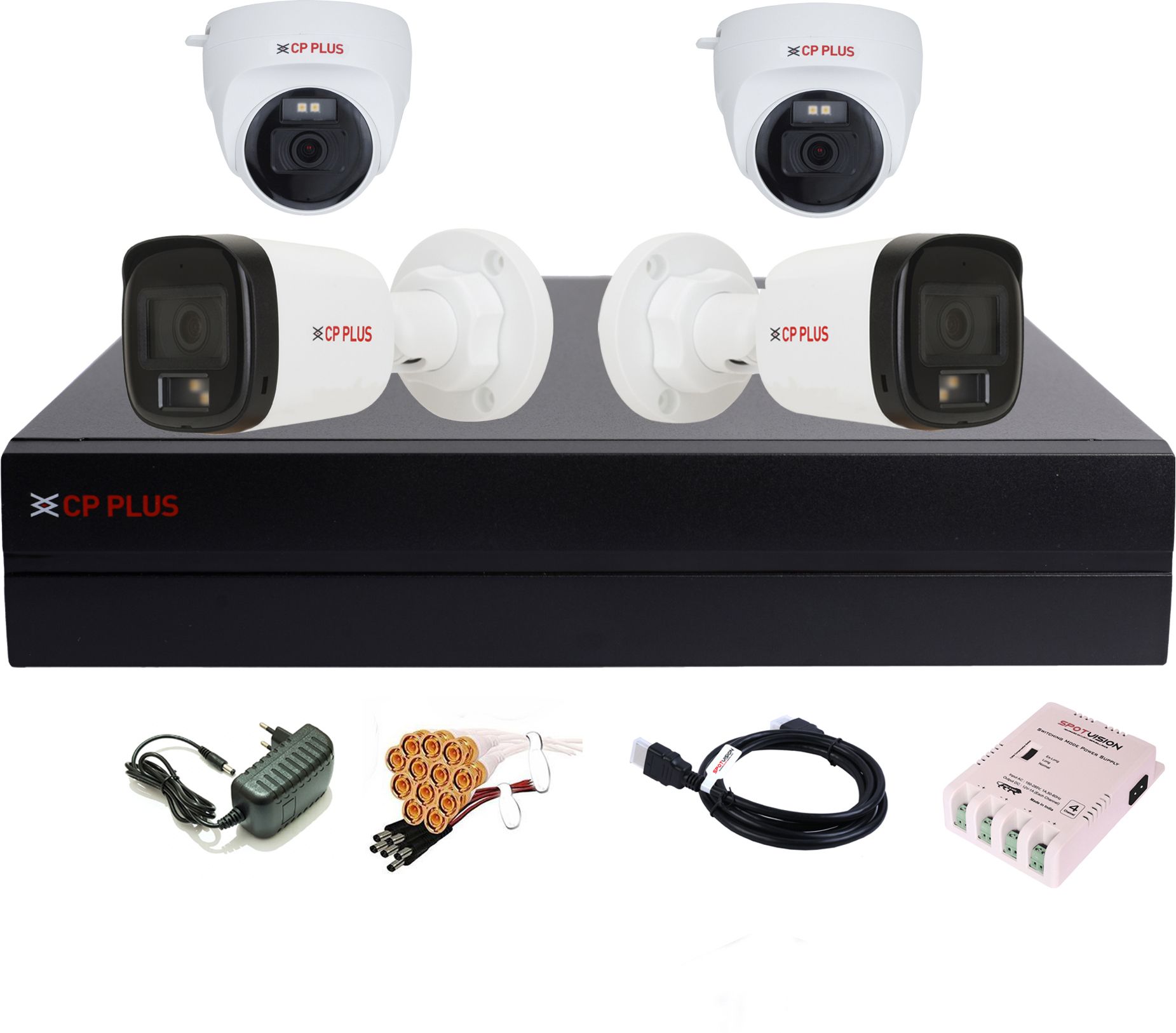 CP PLUS 4 Channel FULL HD DVR 1080P,Color Nightvision With Audio 2.4MP Outdoor& Indoor Security Camera-picture-21