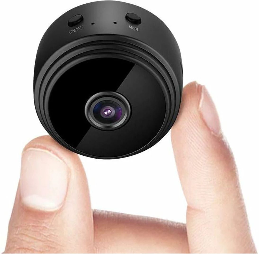 OSHSIZ Battery Operated Hidden Mini CCTV Camera with 1080P Resolution and Night Vision Security Camera