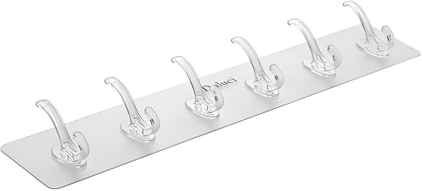 daluci Self Adhesive Wall Hanger Hooks for Clothes– Strong Hooks for Bathroom & Kitchen Hook 6-picture-10