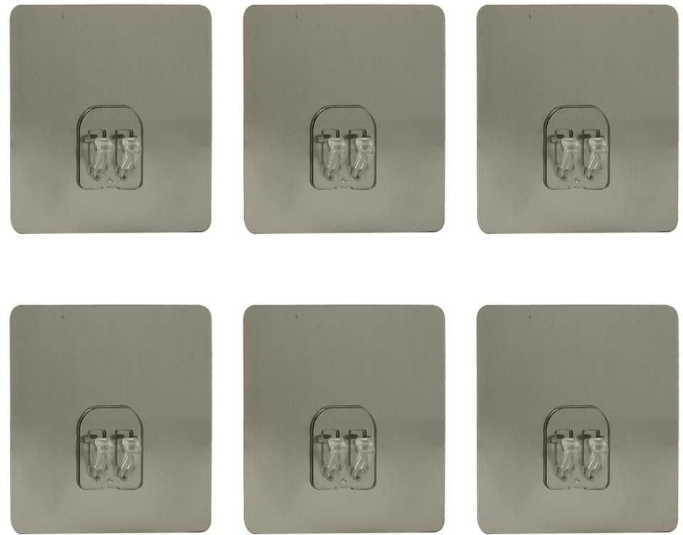 Self Adhesive Sticker Hanger Plastic Wall Hanging Hook Without Drilling Hook Hook 6-image-0