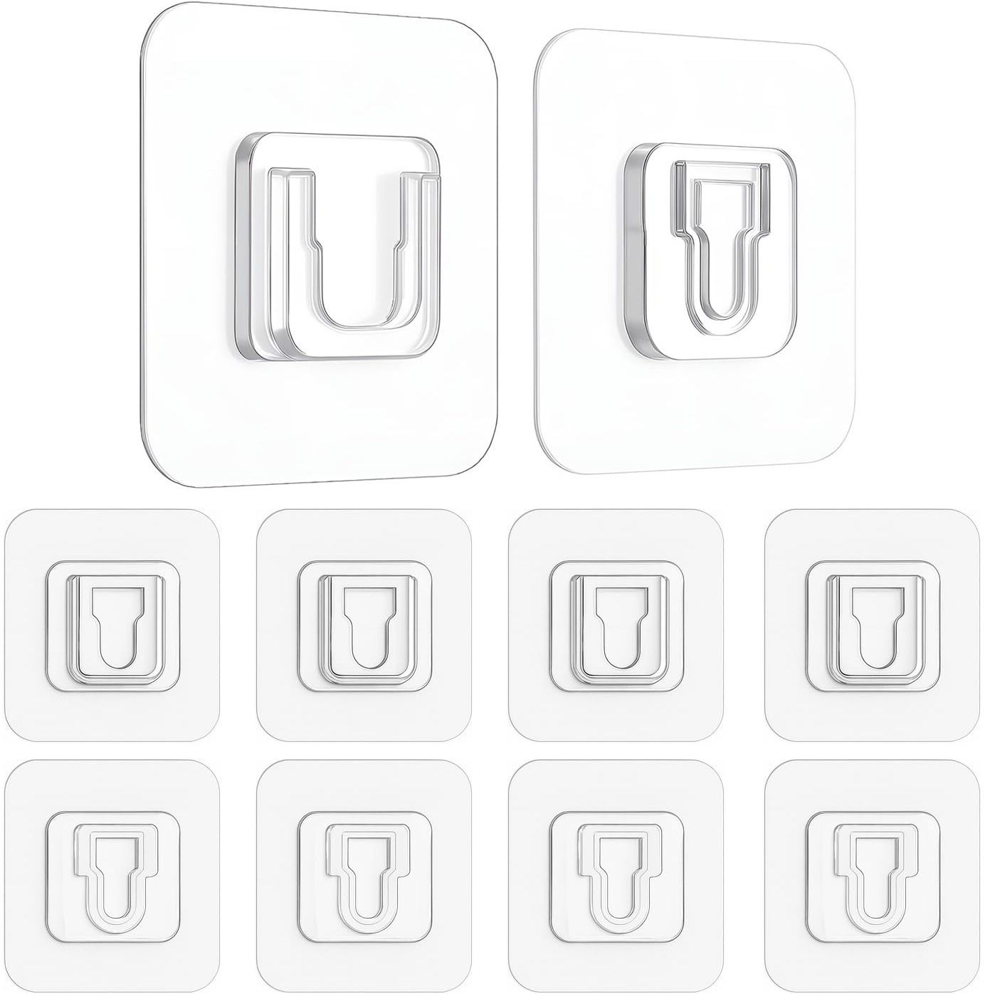daluci Interlocking Adhesive Wall Hooks, Nail-Free Hooks for Home, Bathroom & Kitchen Hook 10-picture-21