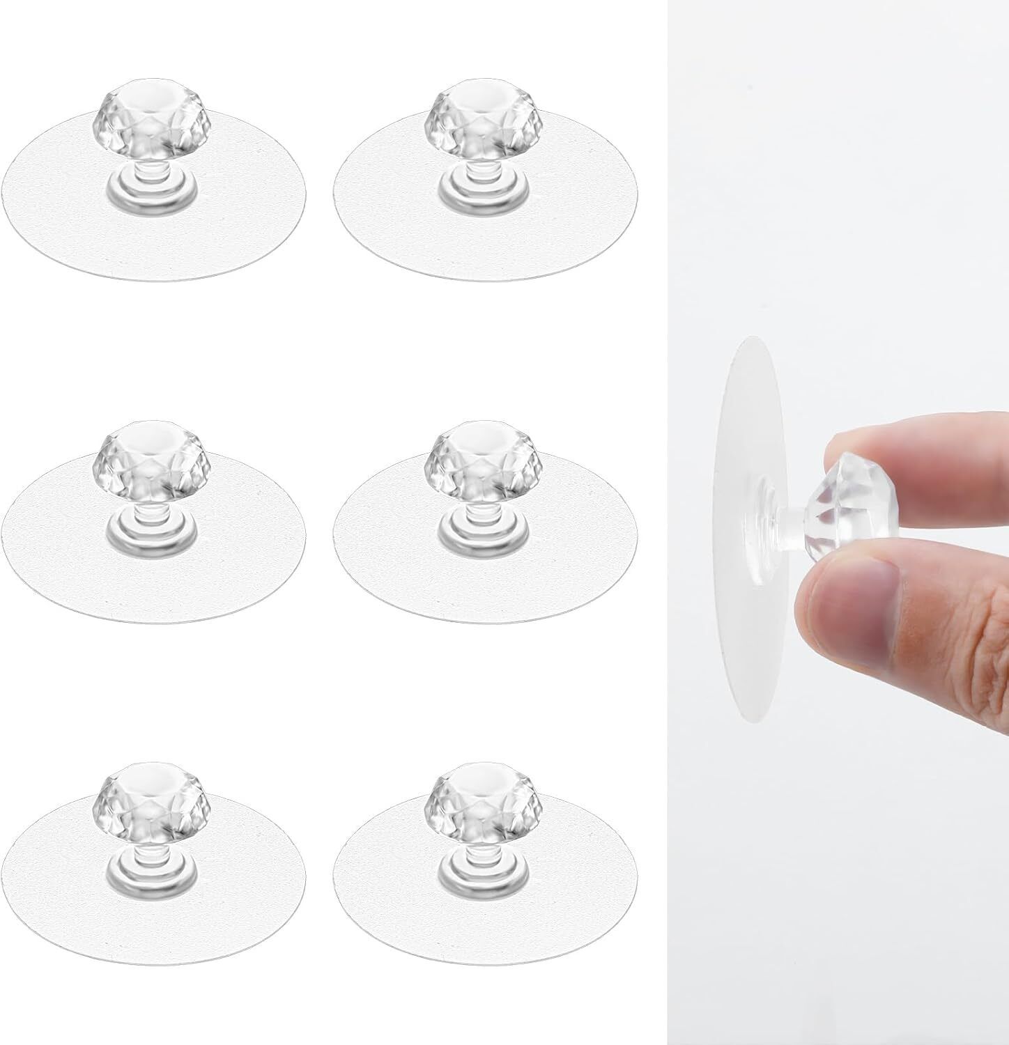 Glossy Shower Rod Hook