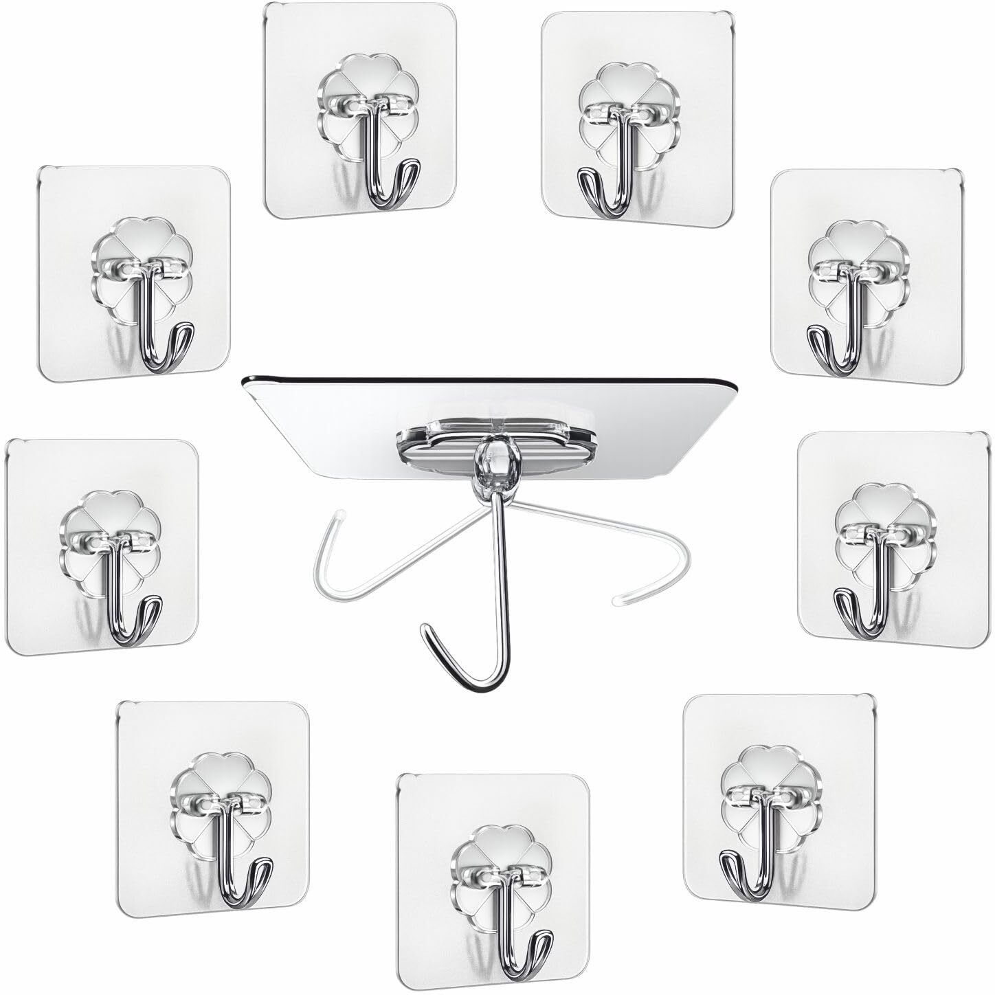 himanshu store Matte Shower Rod Hook-picture-18
