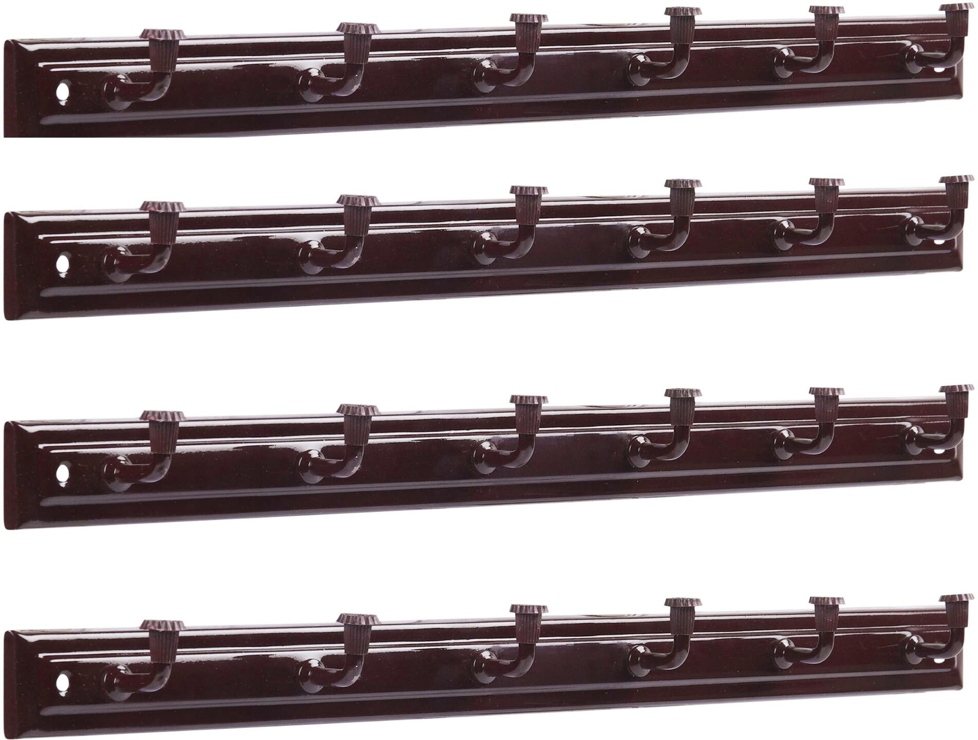 Manvi 6 Pin Cloth Hanger Wall Door Hooks For Hanging keys, Clothes, towel Hook Rail 6-image-34