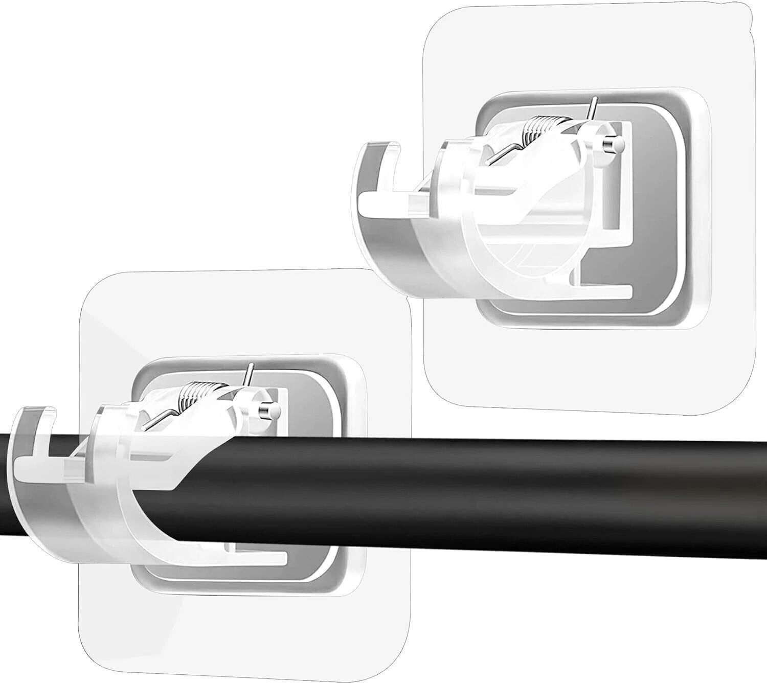 Self Adhesive Sticker Hanger | No-Drill Plastic Wall Hooks Hook 2-image-7