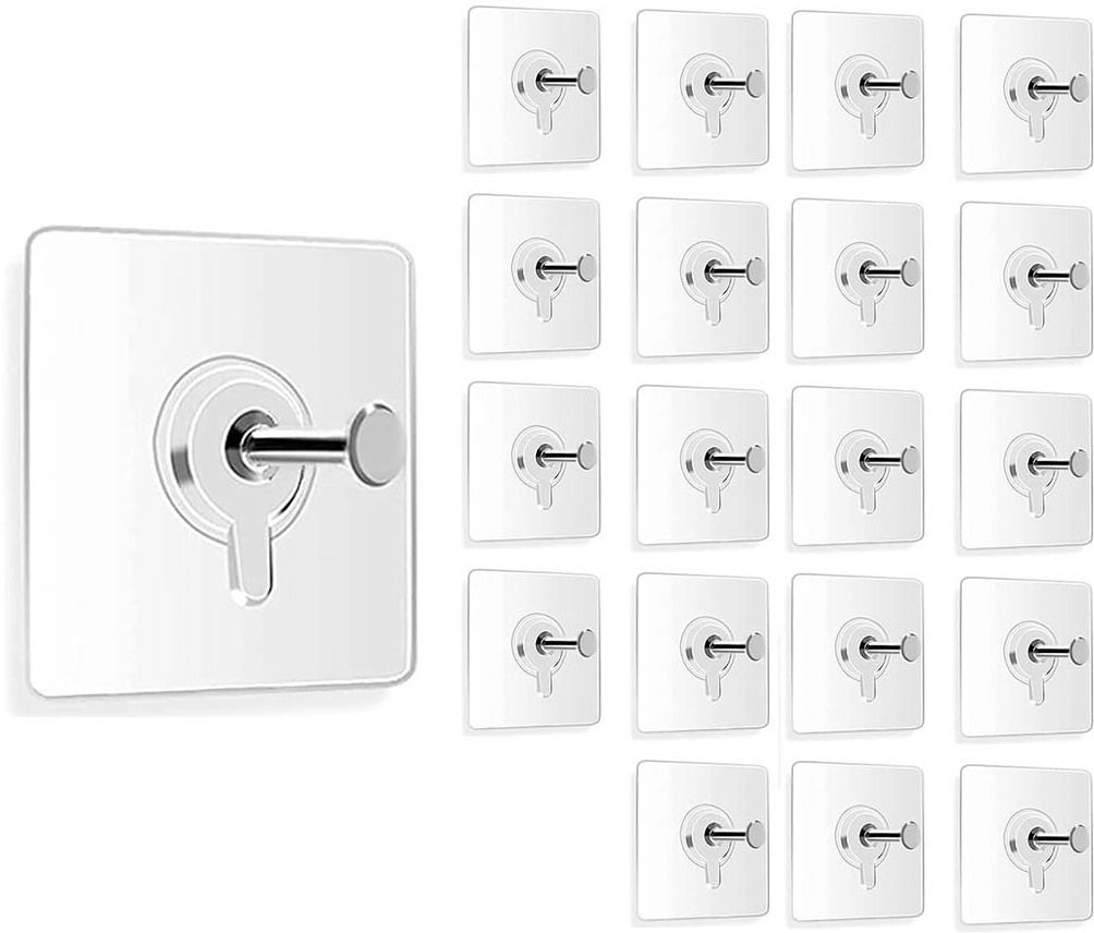 Photo Frame Wall Hook Without Drilling Self Adhesive Stainless Steel Wall Hooks Hook 20-image-28