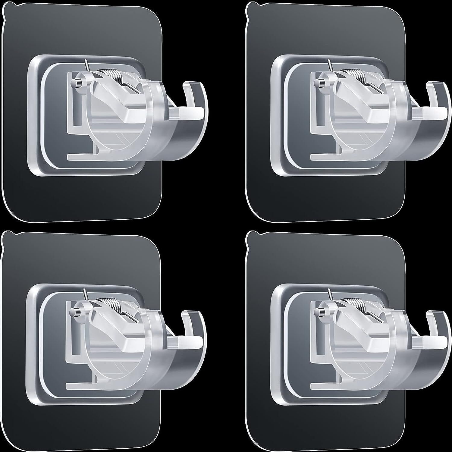 Glossy Shower Rod Hook-image-9