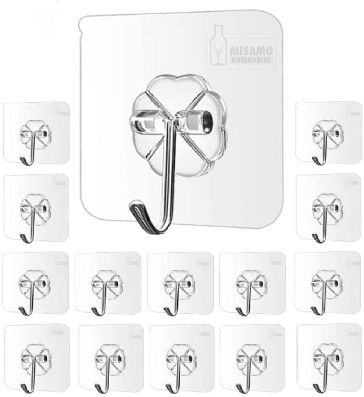 Glossy Shower Rod Hook-image-34