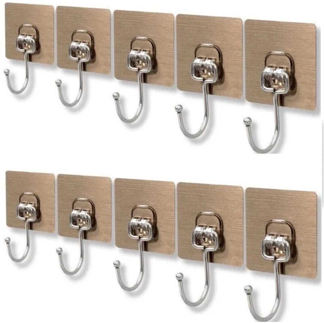 Hanger for Hanging Clothes Strong Self Adhesive Magic Sticker Wall Hook Hook 10