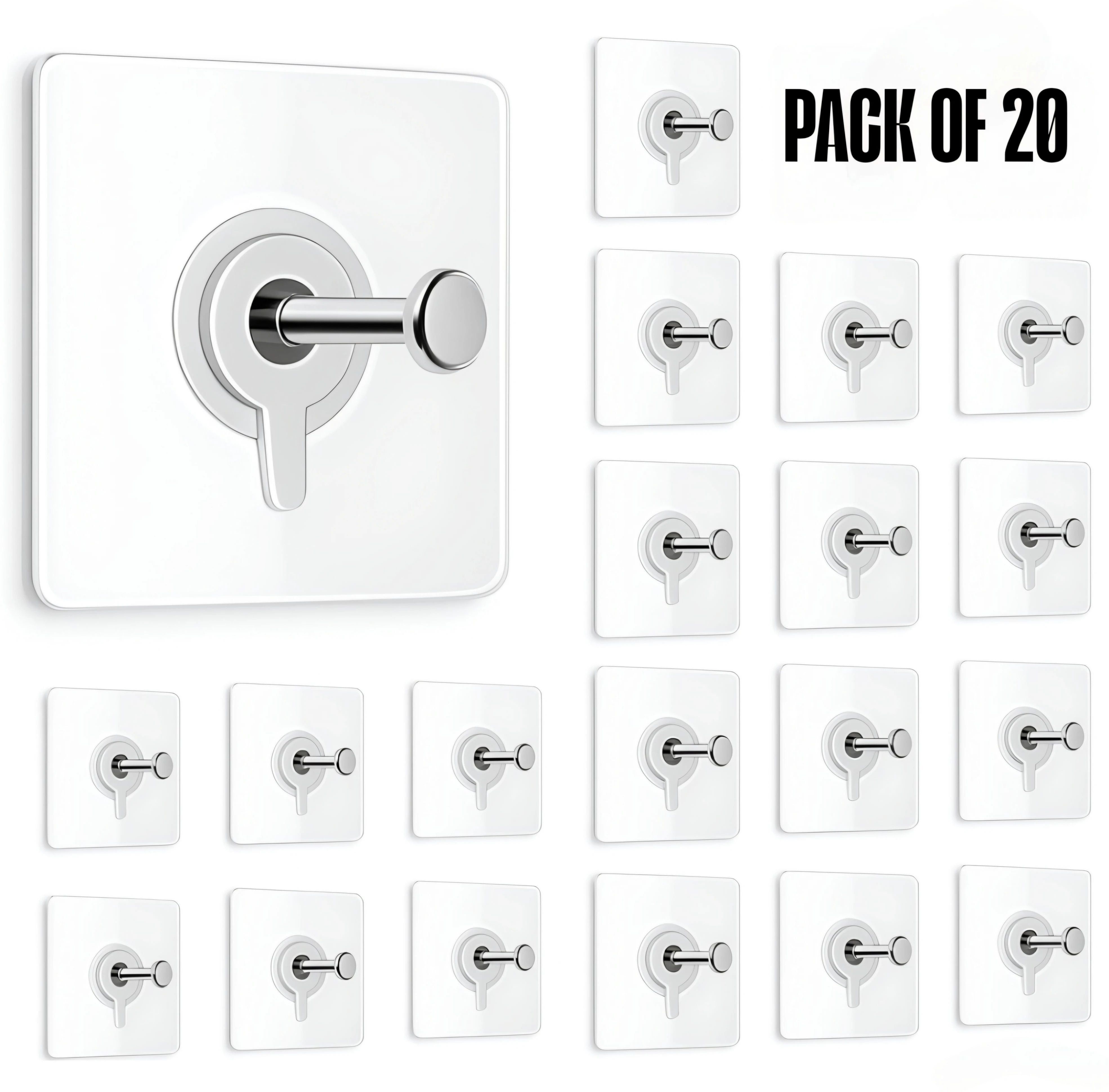 daluci Strong Adhesive Photo Frame Wall Hooks Sticky Hanger Holder for Home Hook 20-picture-19