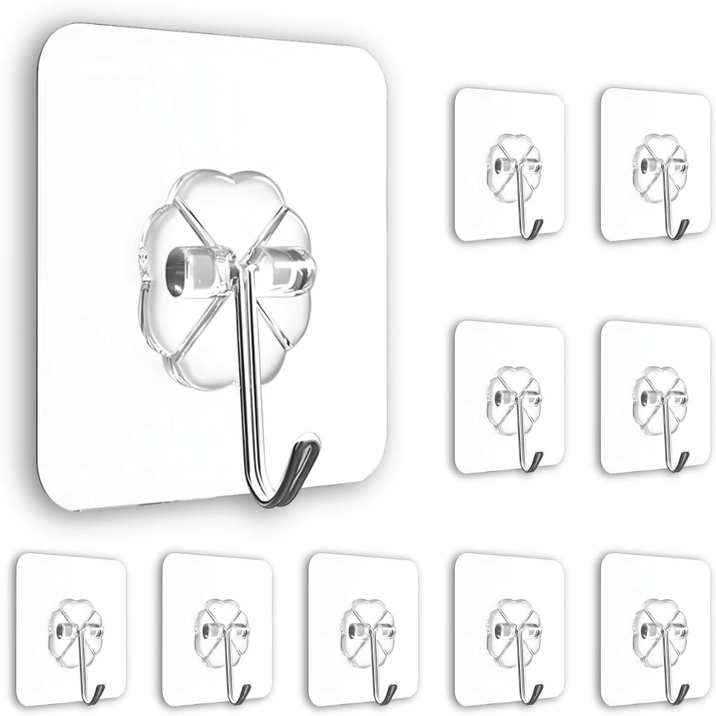 Glossy Shower Rod Hook