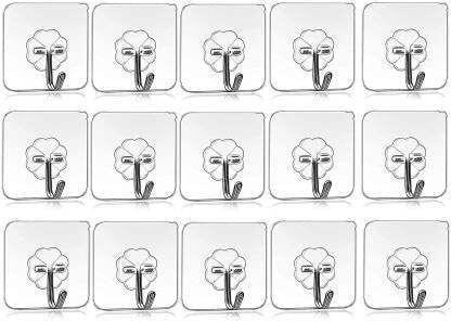 xbey Plastic Wall Hooks Hangers for Hanging Robe, Coat, Towel, Keys, Bags, Calendar Hook 15-picture-10