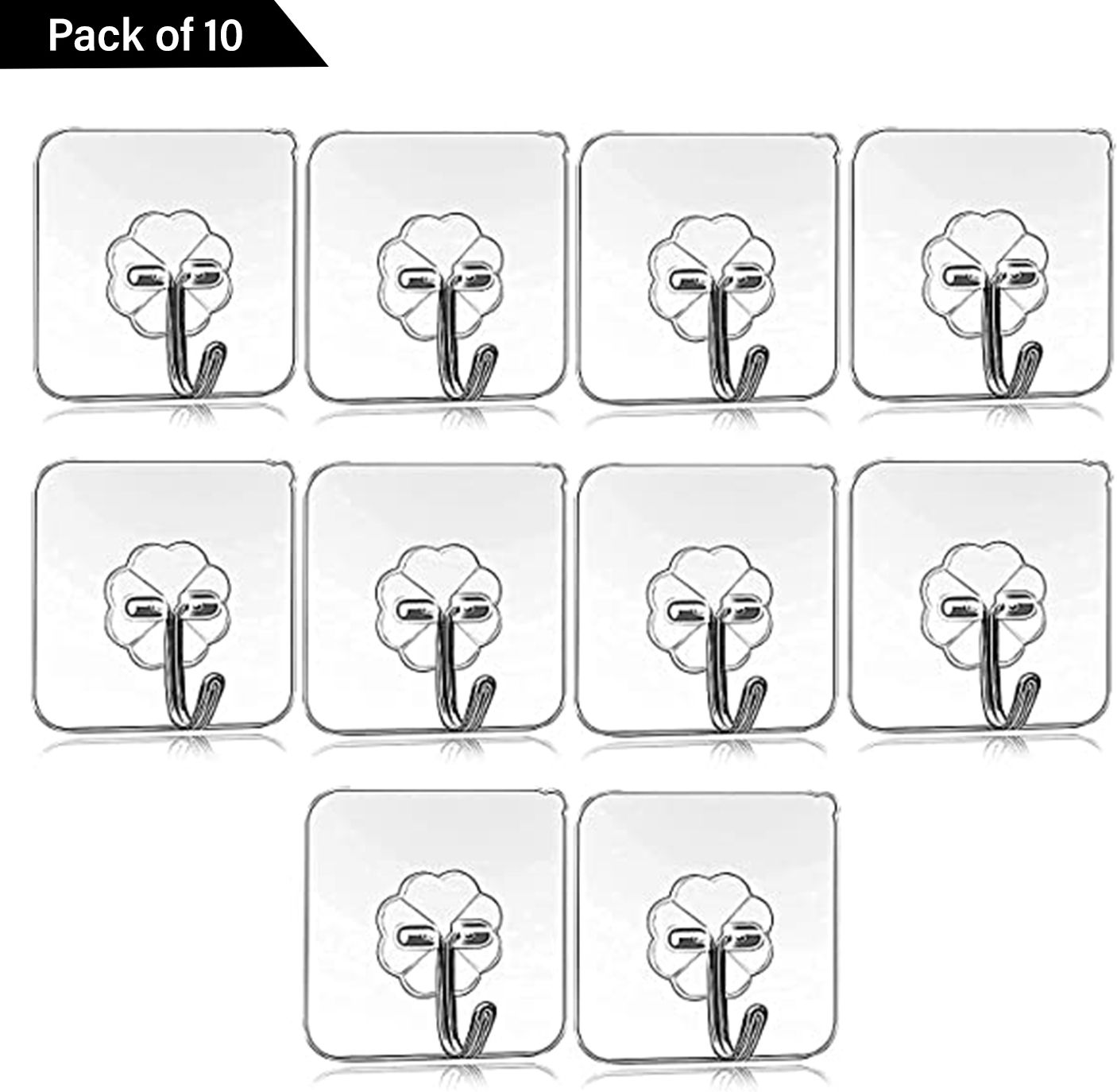 set of 10 wall for hanging strong hook 10