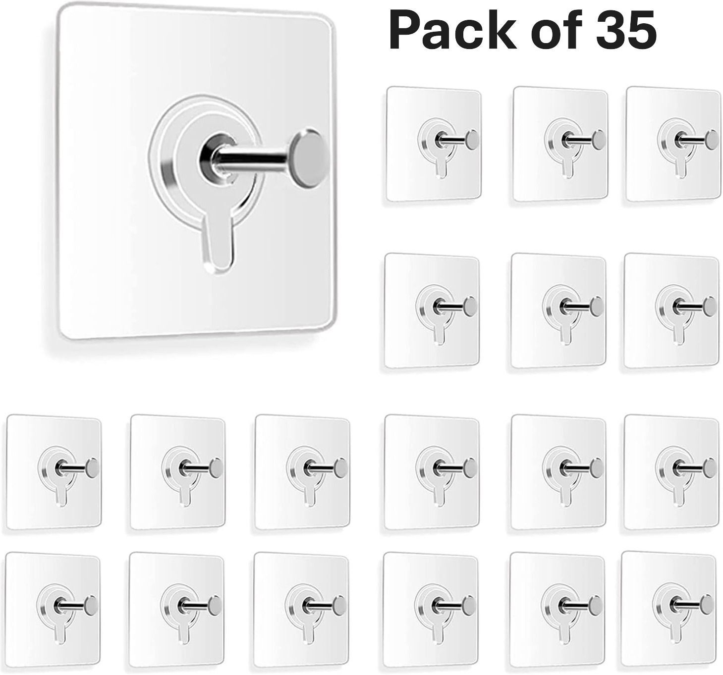 Strong Adhesive Photo Frame Wall Hooks Sticky Hanger Holder for Home Swivel Hook 35-image-24