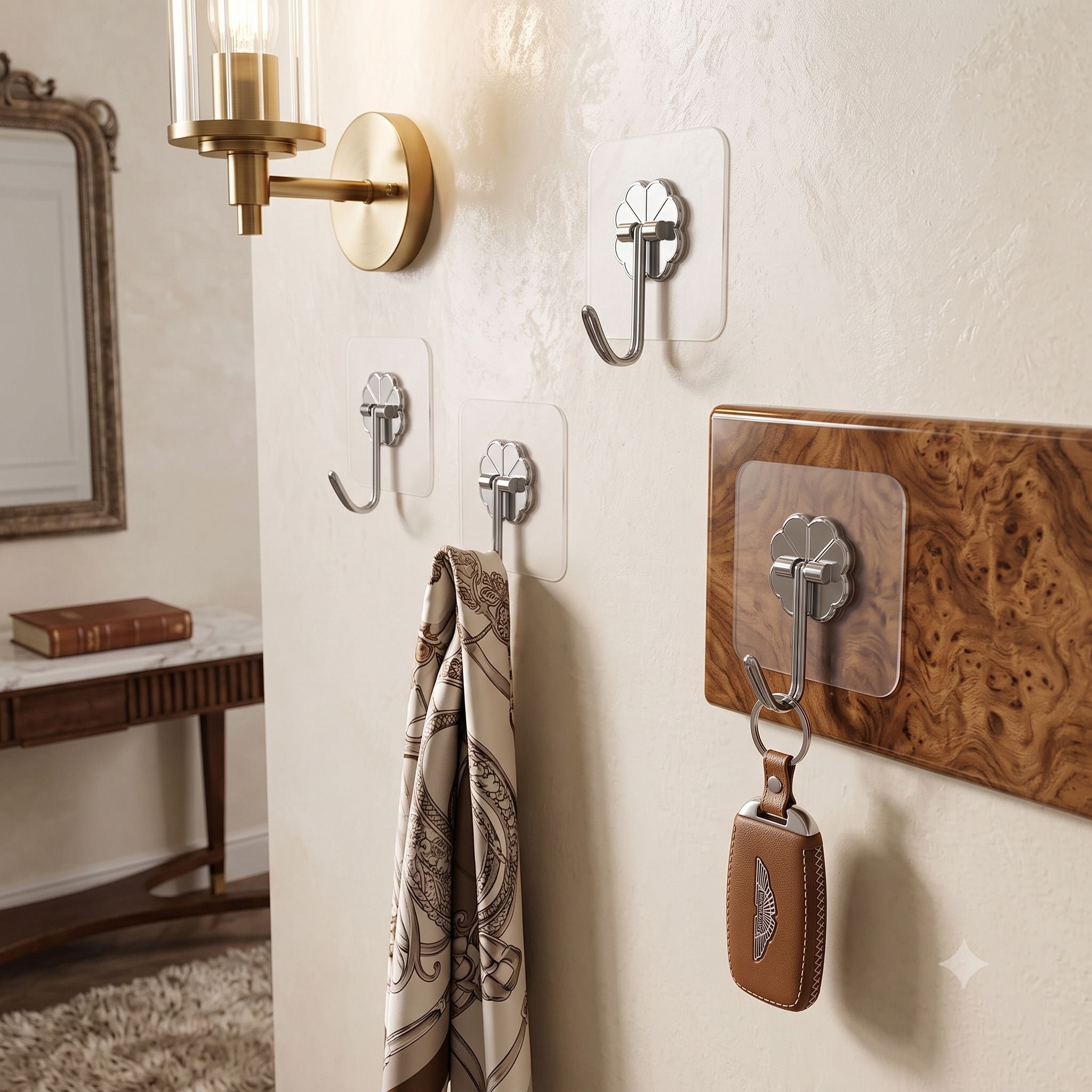 nivara Strong Adhesive Photo Frame Wall Hook for Home Hook Hook 10-picture-3