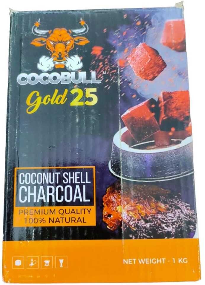 puff smart Cocobull Coconut Shell Charcoal - 72pcs - 1kg Hookah Charcoals-picture-27