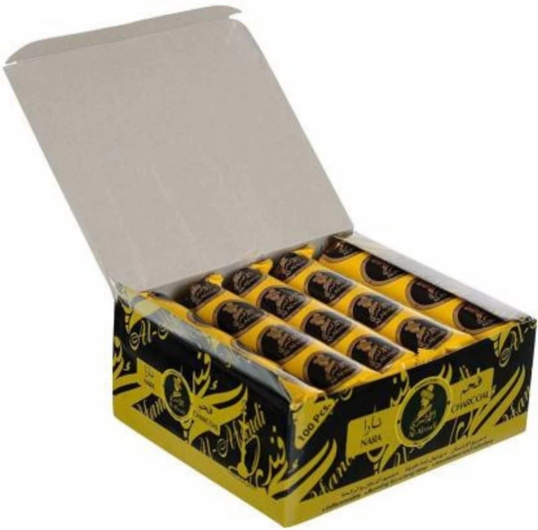 Pack of 3 Hookah Charcoal Polo Shaped Hookah Charcoals