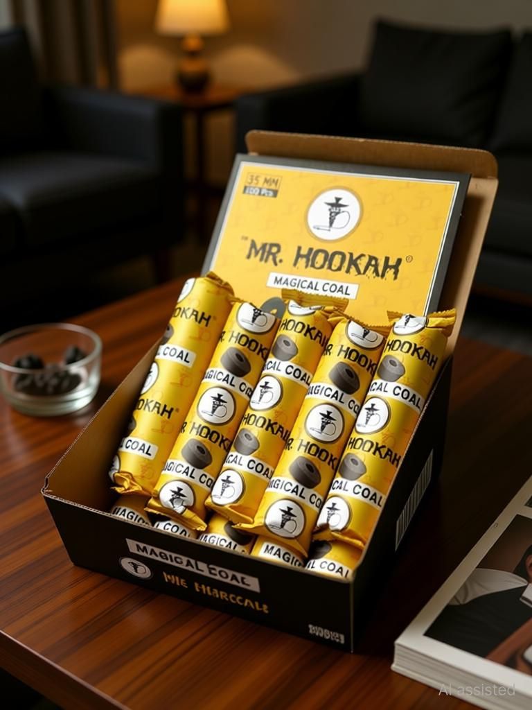 chess lifestyle Mr Hookah Coconut Charcoal Magic Coal Hookah Charcoals-picture-15