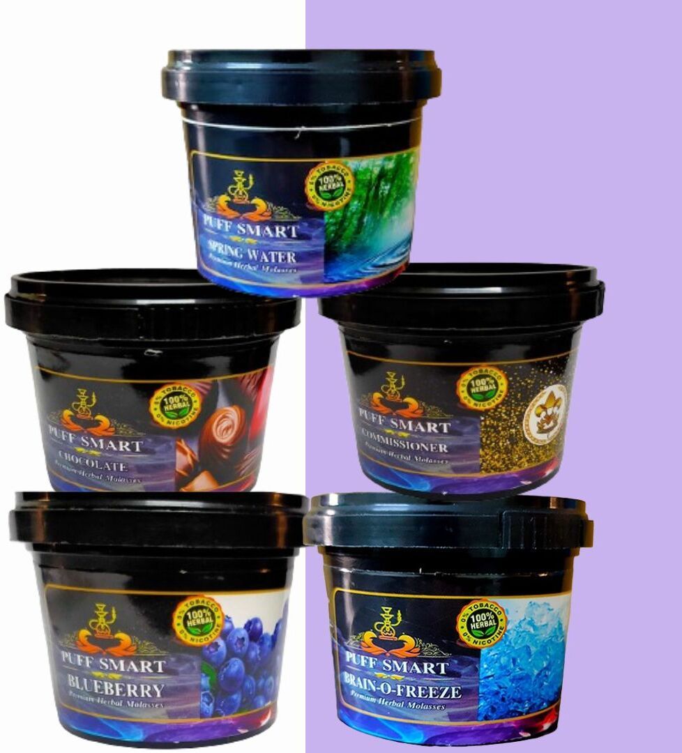 100g Hookah Flavor Spring Water, Chocolate, Commissioner, Blueberry, Brain-o-Freeze Hookah Flavor-image-36