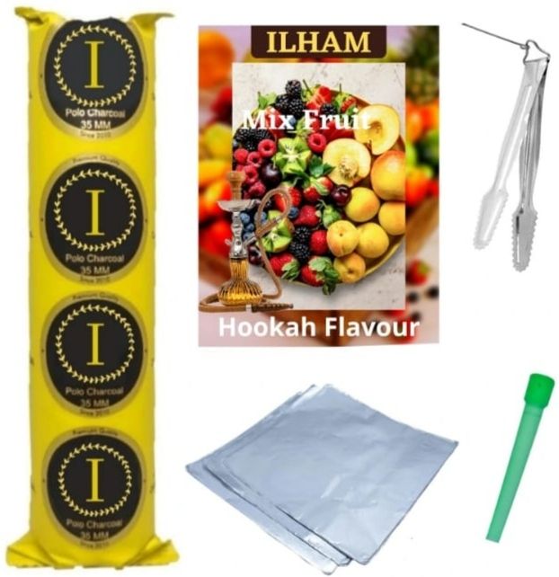 ilham MAGIC COIL MIX FRUIT FLAVOR CHIMTA FOIL MOUTH TIP MIX FRUIT Hookah Flavor-picture-21