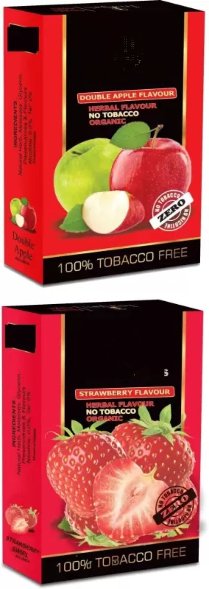 all.nation.impex 2 flavour pack Double apple, Strawberry Hookah Flavor-picture-34