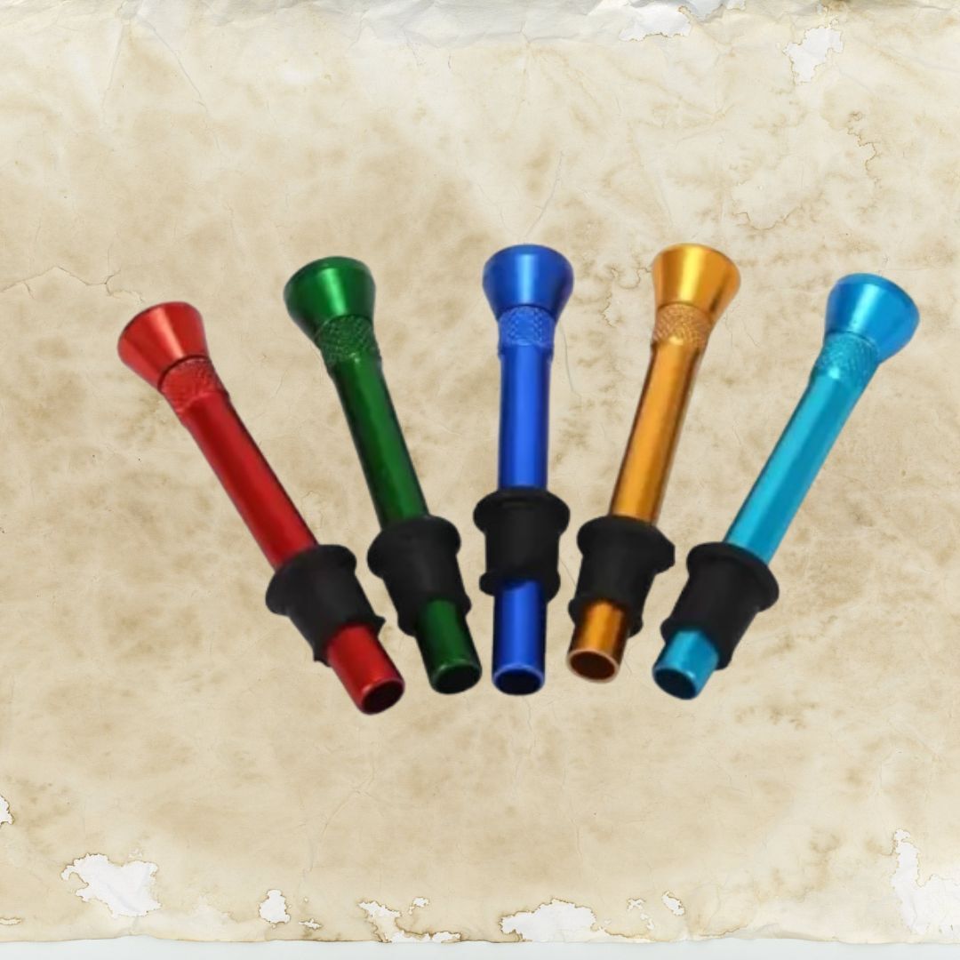 puff smart Metal Bong Shooter Filters 6cm 5 Pcs Aluminium Outside Fitting Hookah Mouth Tip-picture-24