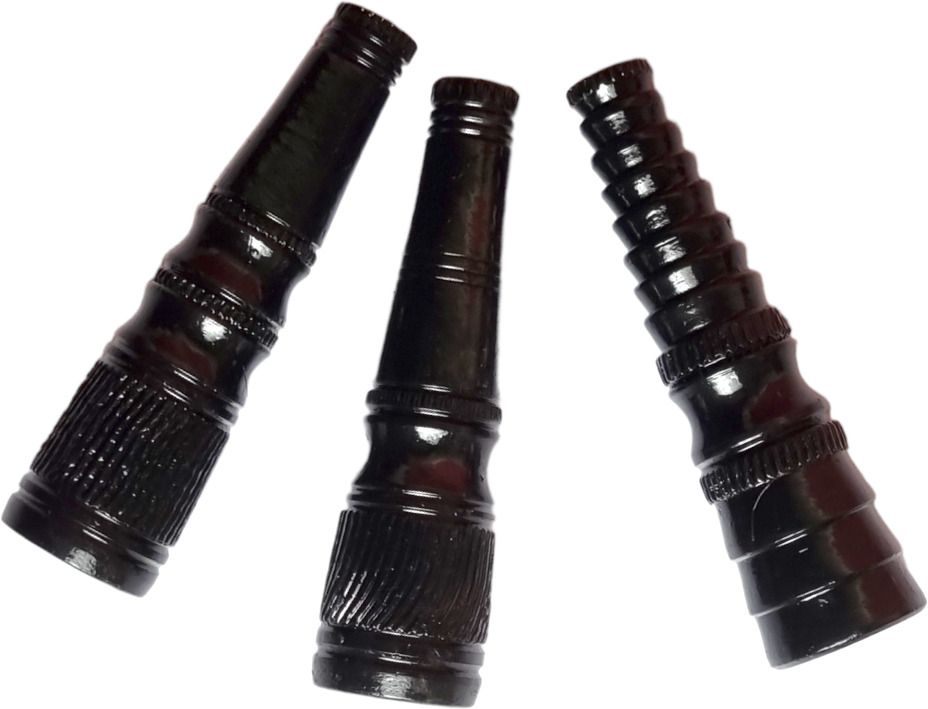 divine bazaar Handmade Chillum With Gitti (Pack of 3) Earthenware Outside Fitting Hookah Mouth Tip-picture-13