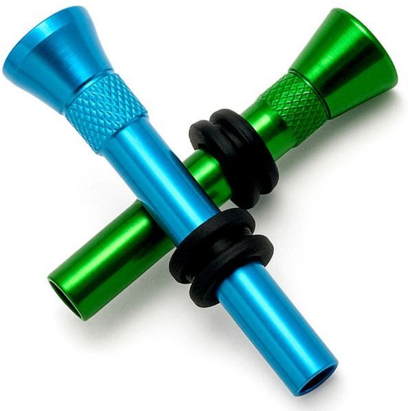 hippnation 2 Drap pipe set Aluminium Inside Fitting Hookah Mouth Tip-picture-20