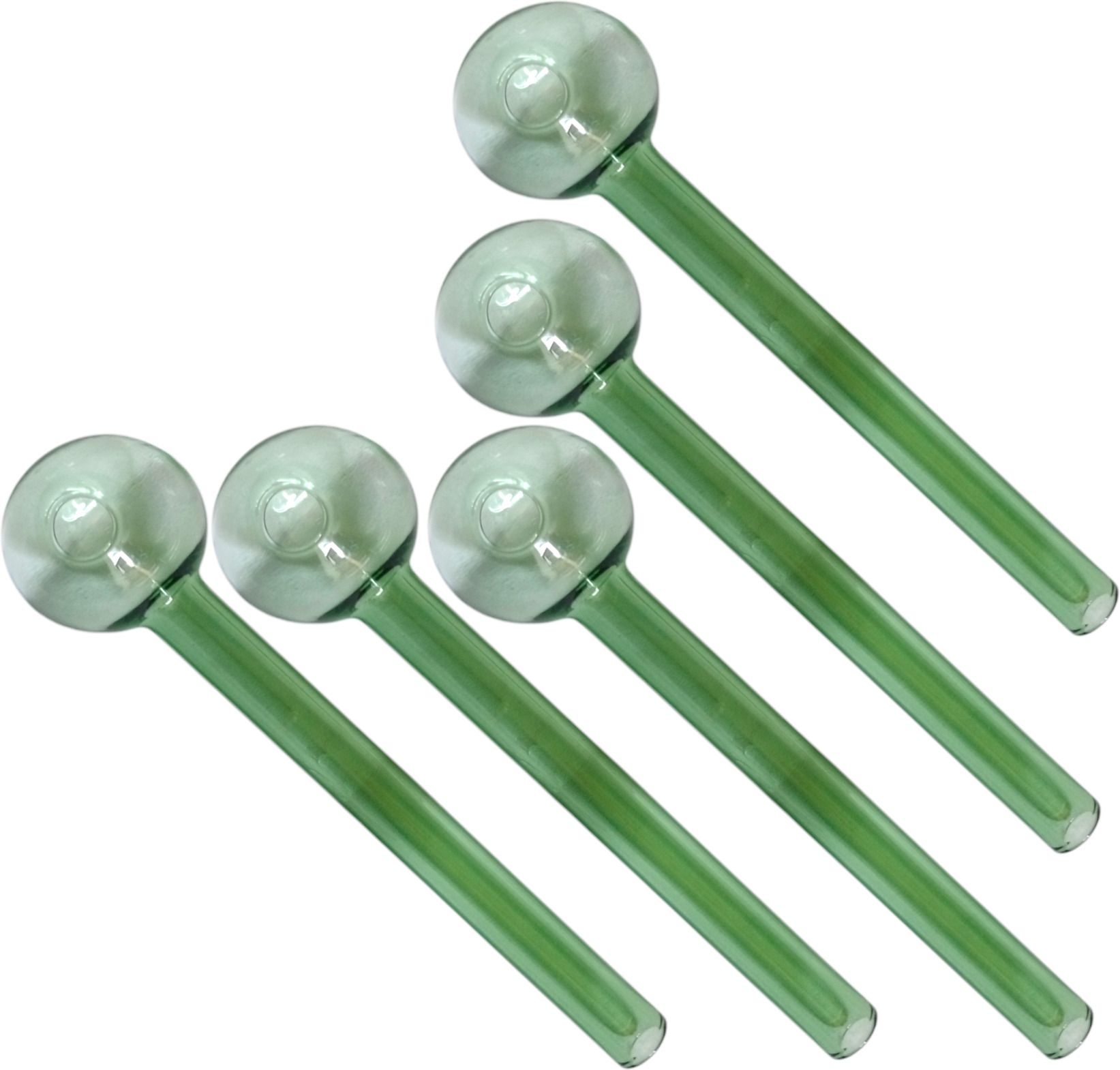 Green oil pipe Borosilicate Glass Outside Fitting Hookah Mouth Tip