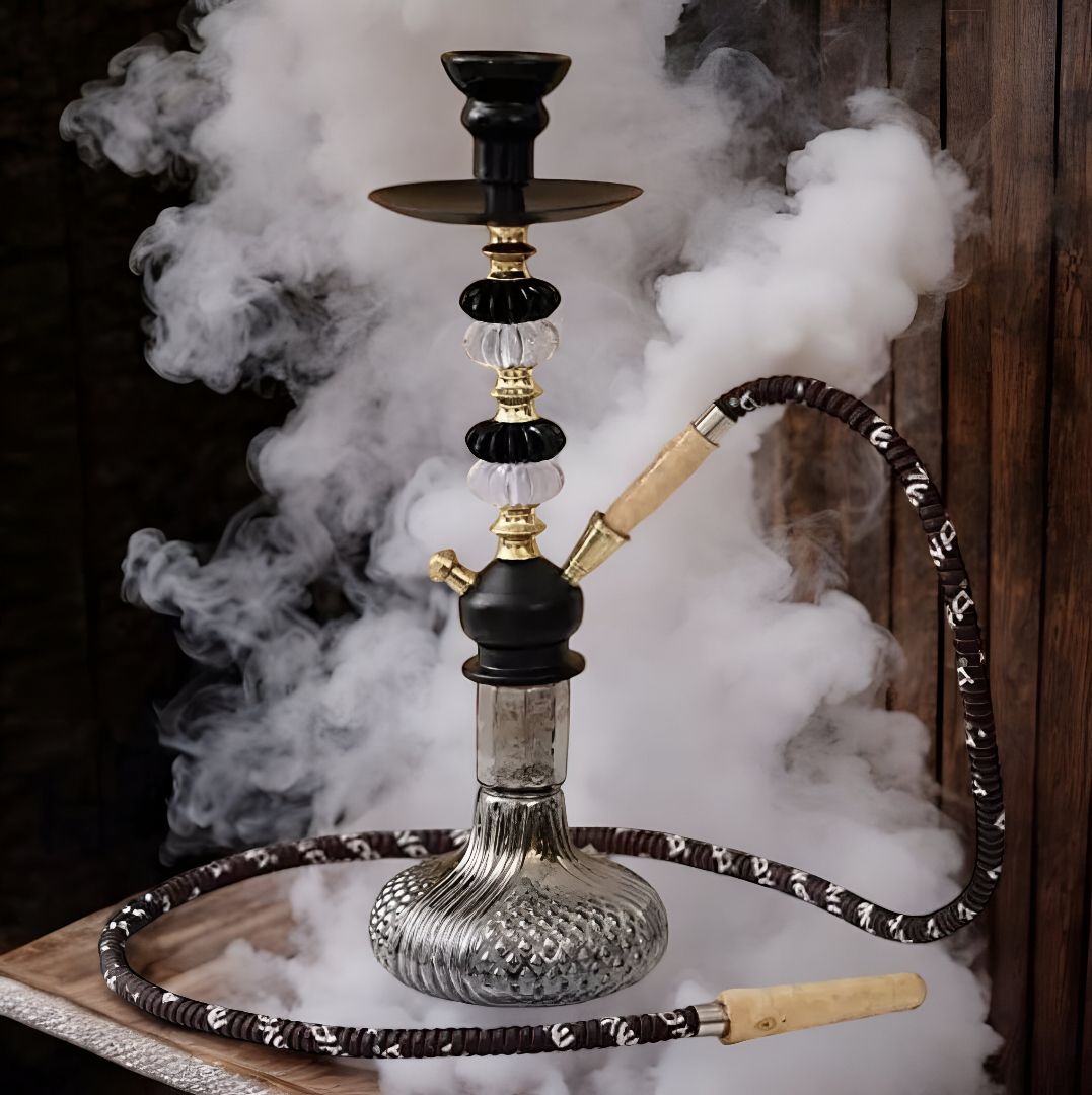 smock strech Stainless steel, or borosilicate glass for durability and flavor purity 18.5 inch Glass, Nickel, Crystal Hookah-picture-18