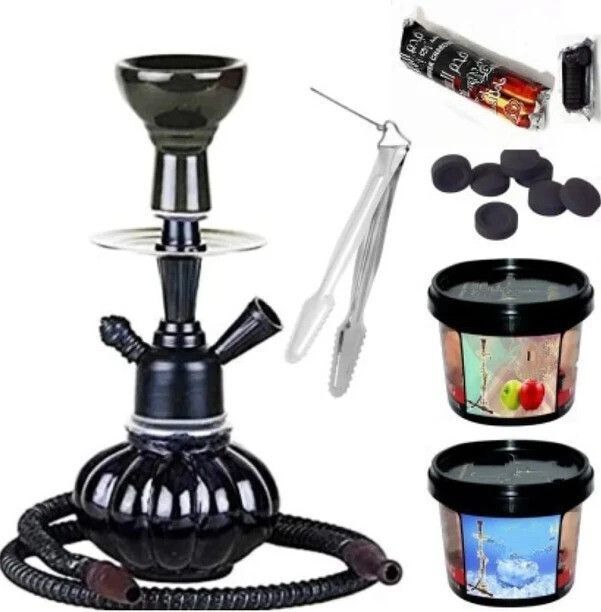 dream craft Premium Melon Shaped Style Hookah For Home Decor Iron 12 inch Glass Hookah-picture-19