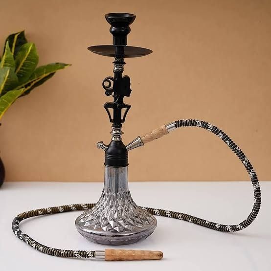 appraise home impex Premium Mini Glass Hookah Pot Black Pumpkin Shisha 12 Inches 12 inch Glass Hookah-picture-33