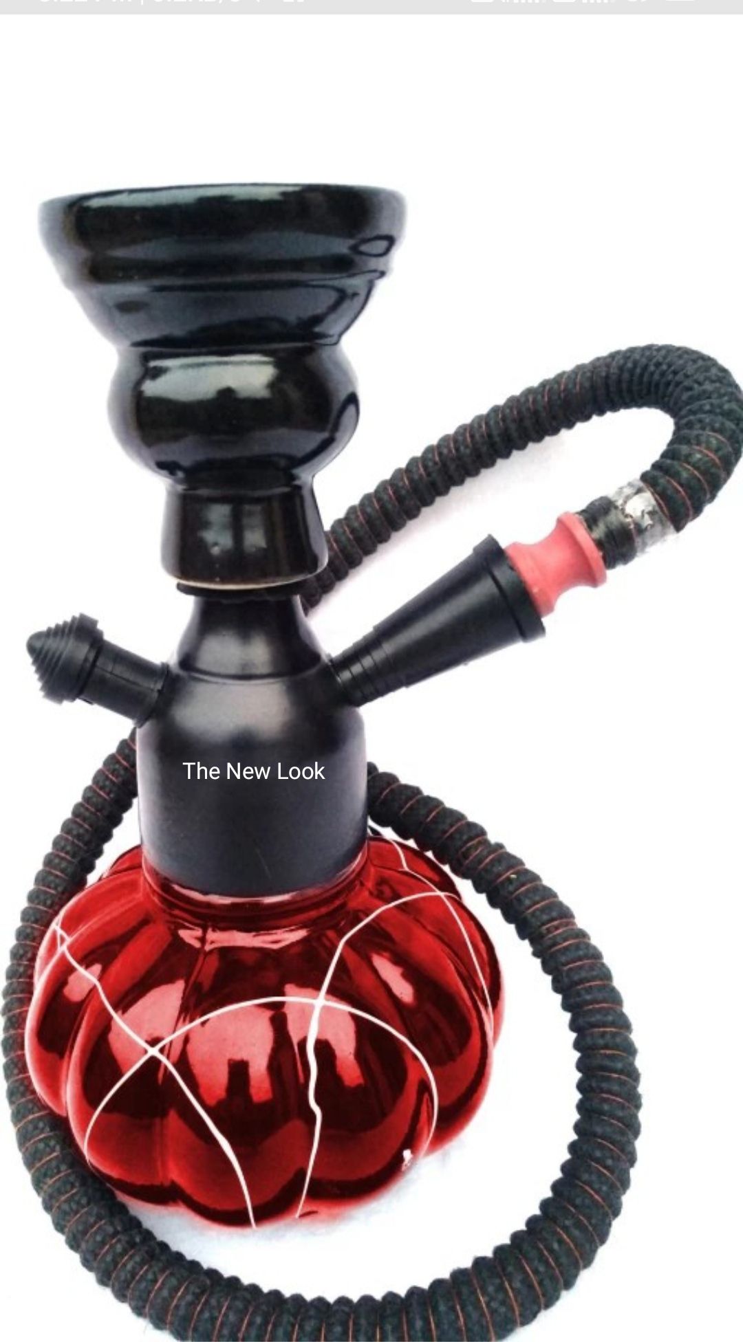 Original Branded Hukka 8.5 inch Glass, Iron Hookah-image-26
