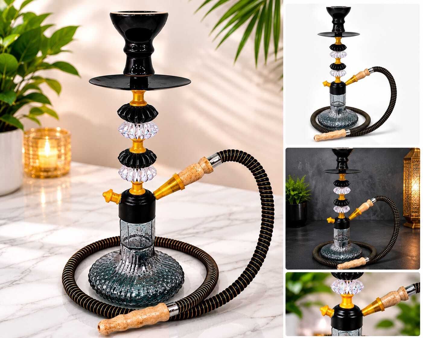 Phantom Gold 14.5 inch Iron Hookah-image-47