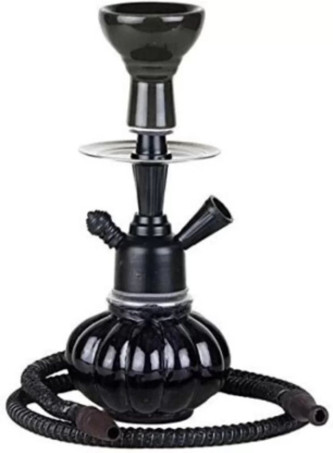 Original Best Quality Trendy Hukka 12 inch Iron, Glass Hookah-image-24