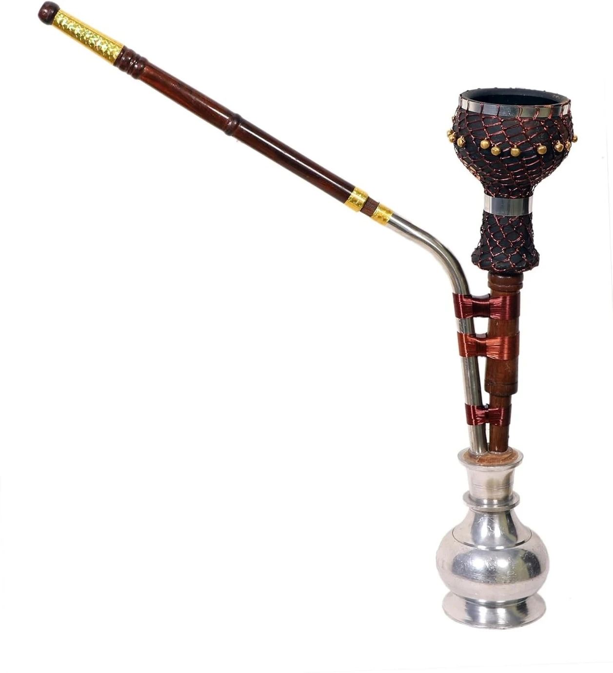 free ways Desi 24 inch Wooden Hookah-picture-20