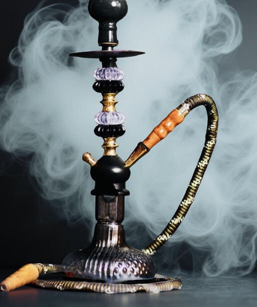 Russian Big Hookah Flower shaped Glass hookah 18 inch Glass, Iron Hookah