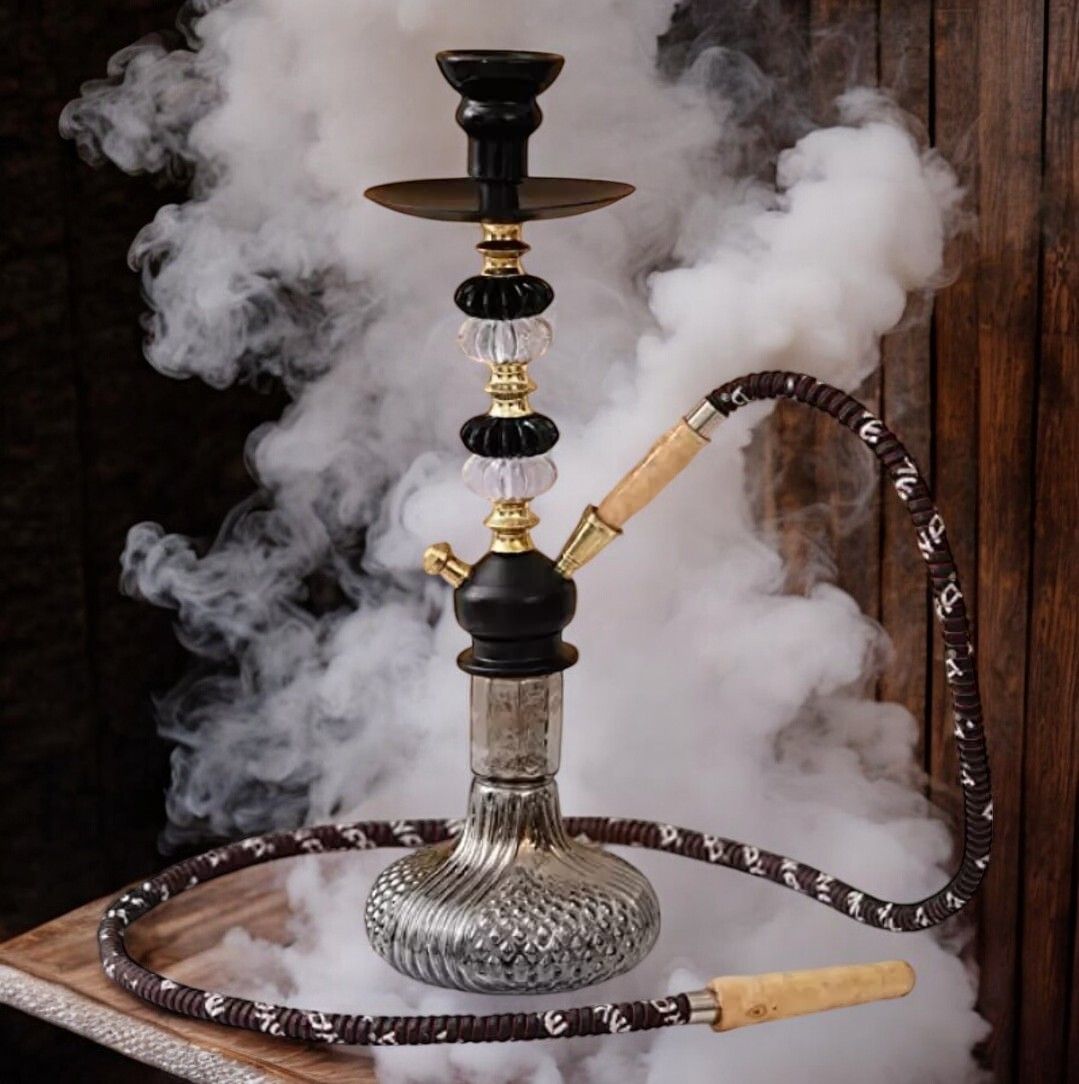 Premium Designer Crystal Style 18 inch Glass Hookah