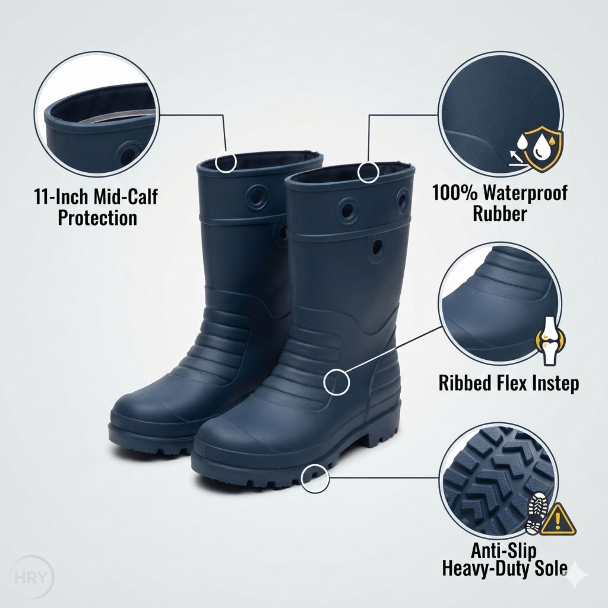 Horse Gumboot (or Rain Shoes / Safety Boots)-image-1