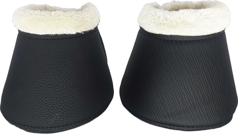 zoowill Horse Bell Boots with Fleece Lining Horse Fly Leg Guard-picture-14