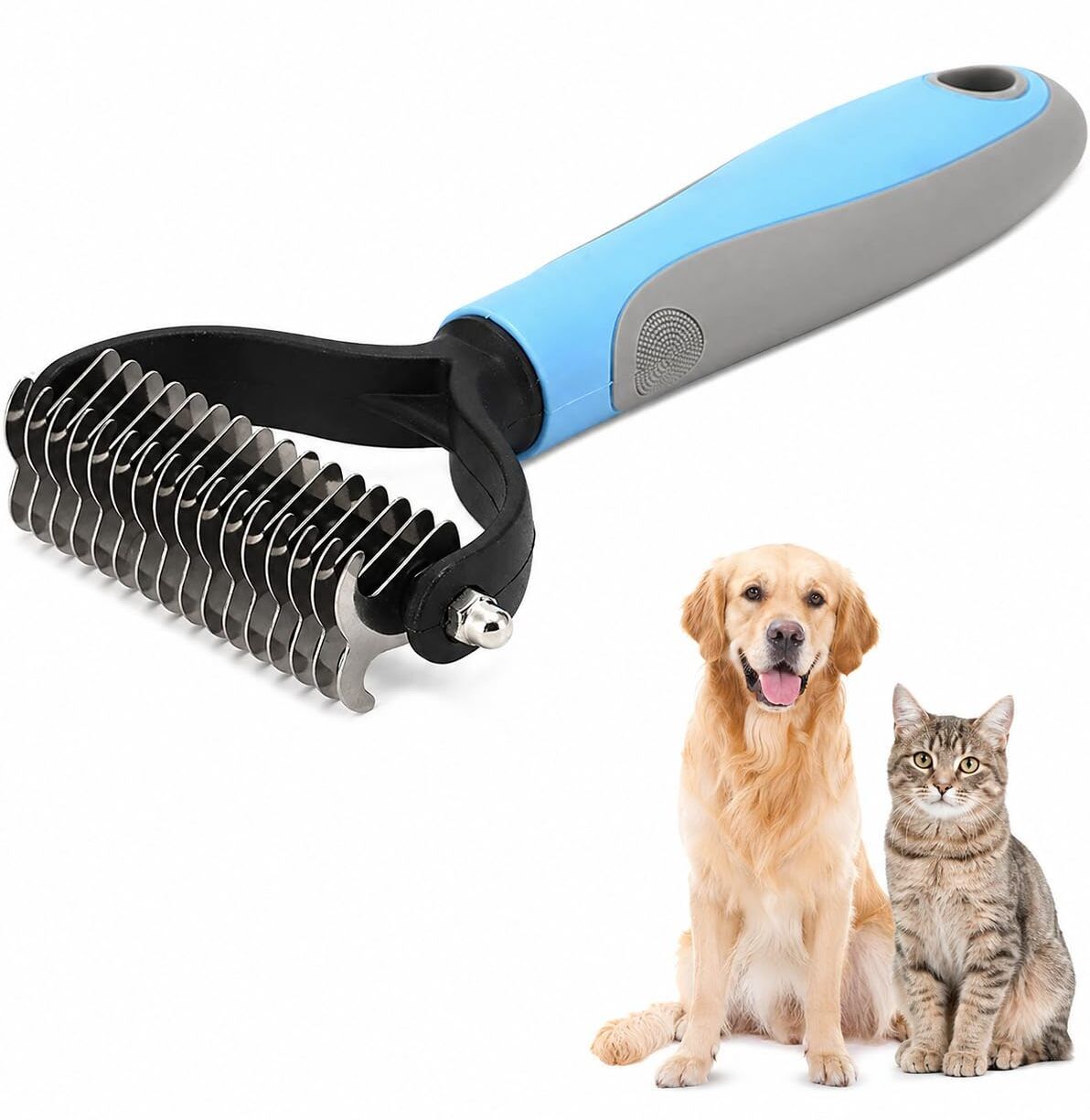 Dual Sided Pet Grooming Comb for Dogs & Cats Basic Comb for Cat, Dog, Dog & Cat, Rabbit-image-12