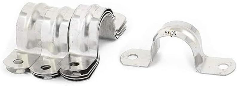 25mm Metal U-Shaped Pipe Clamps Heavy Duty Tube Strap Clips for Secure Mounting Hose Clamps-image-46
