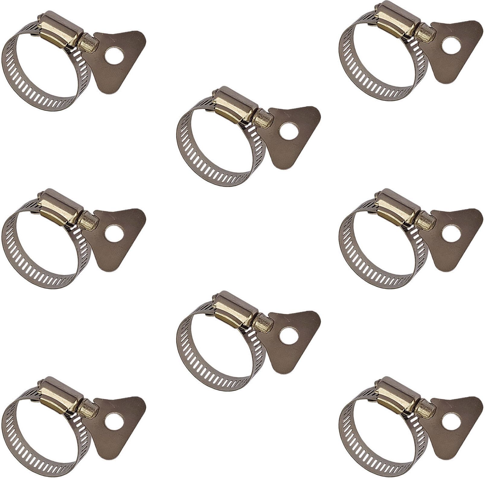 8pcs 25mm S S Butterfly Hose Clamp 1inch Easily Diameter Adjustable (10-25)mm Hose Clamps-image-35