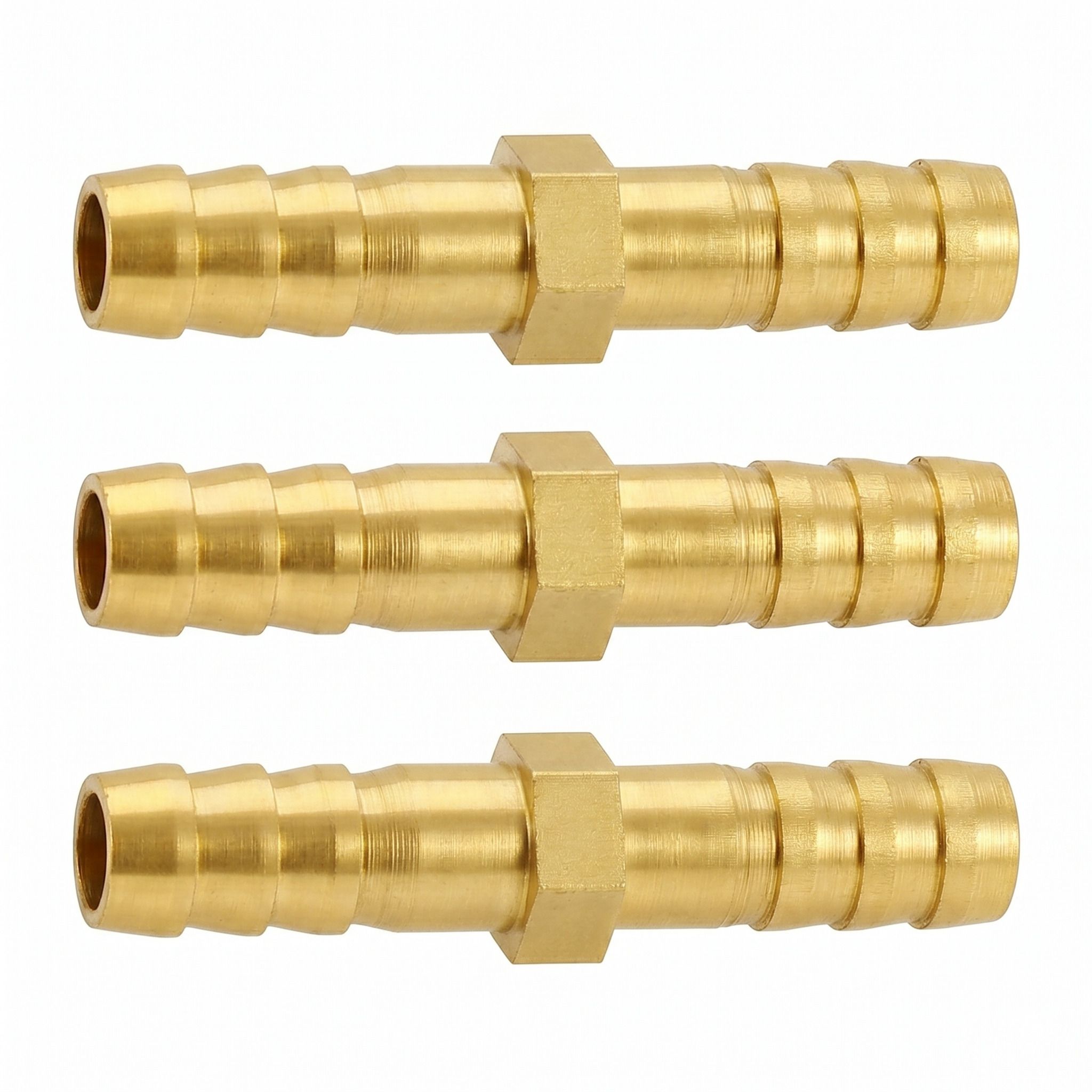 3-Premium Heavy 8mm Brass Barbed Hose Connector Joint for LPG, Gas, Fuel & Water Hose Connector-image-16