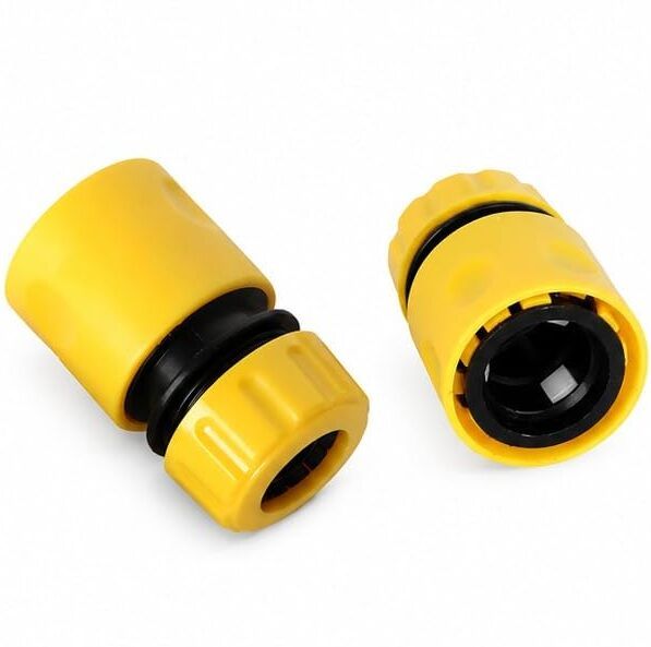Quick Release Garden Hose Connector Set | Quick Connect Water Pipe Fitting (2) Hose Connector-image-21
