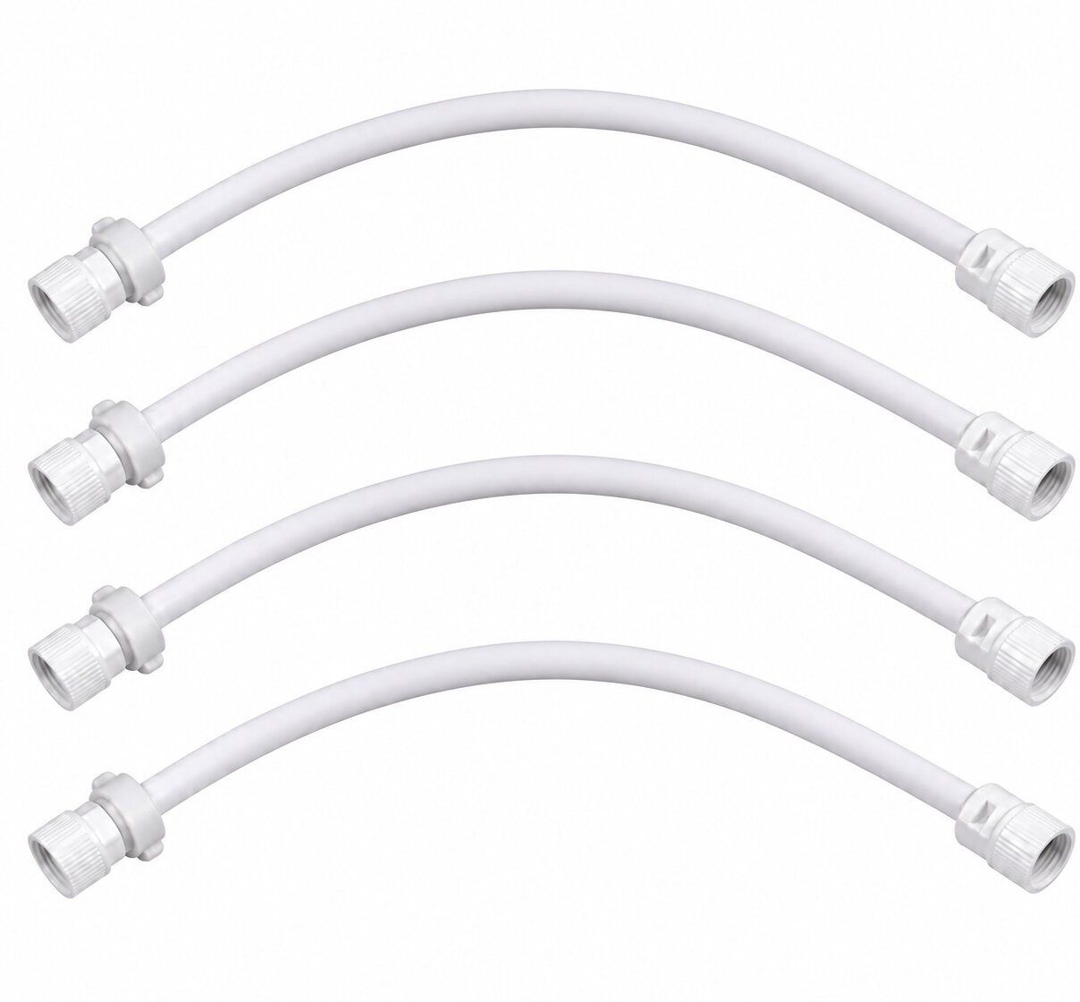 prestige Bath Fittings PTMT Hose Pipe 36Inch | Flexible Leak-Proof Pack Of 4 Hose Connector-picture-0