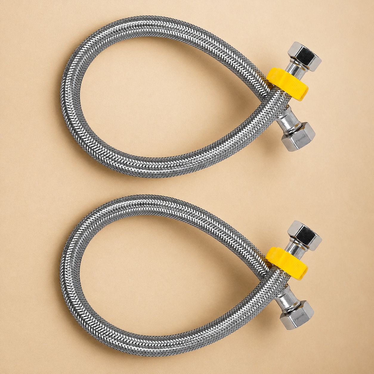 prestige 30" Wire Connection Pipe Bathroom Fitting Uses / Toilet Seat - Pack Of 2 Hose Connector-picture-24