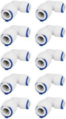 aameria RO Quick Fitting Push Fit Type Connection Aqua Elbow Connectors fit with Blue Locks(Pack Of 10pcs) Hose Connector-picture-12